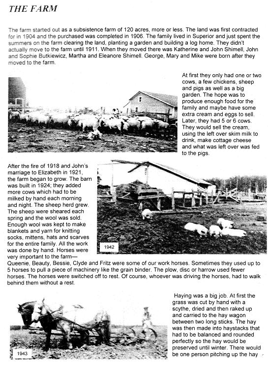 Farm History Page one